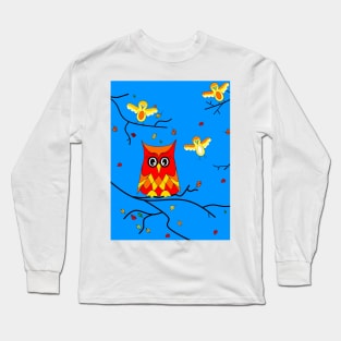 Sweet Nature Autumn Owl Long Sleeve T-Shirt